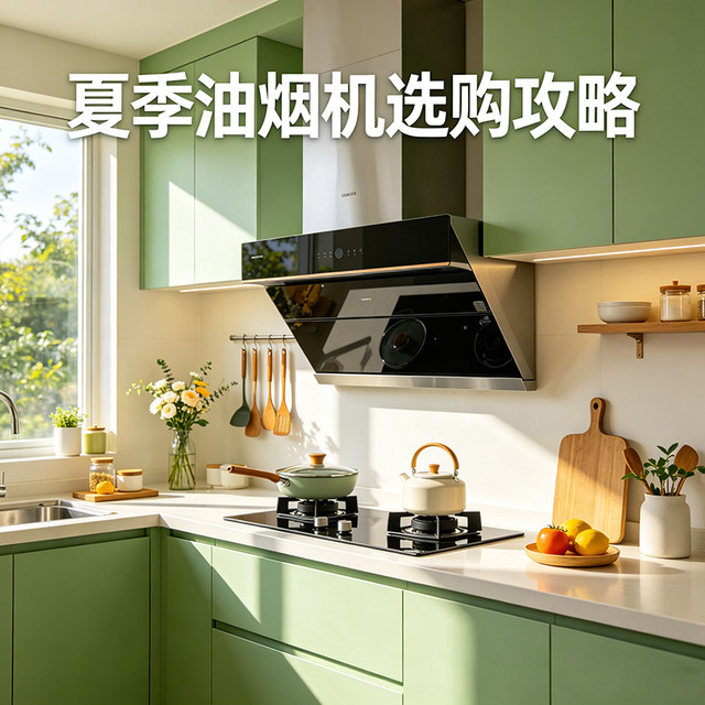 618苏宁厨卫丨夏天下厨像蒸桑拿？油烟机趁618赶紧换！