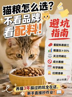 别再交智商税了！看完这篇，教你像专家一样挑猫粮