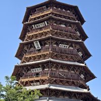 去山西必去的应县木塔，不用一颗铁钉，屹立千年不倒