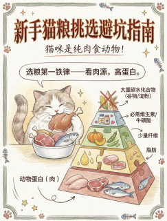 新手猫粮挑选避坑指南｜养猫踩坑后，总结出一套选粮实操法则