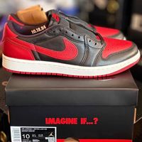 AJ1 Low「禁穿」回归！红叉+黑红配色，这次细节拉满值不值？