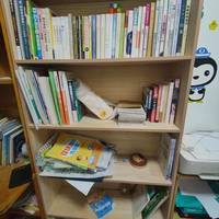 实木书架立式落地大容量多层收纳架