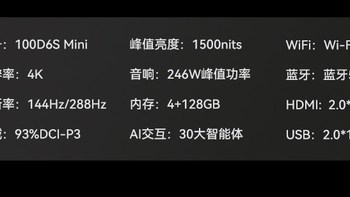 📺跌破底价 仅限今日-长虹电视100D6S Mini今日到手价6499元