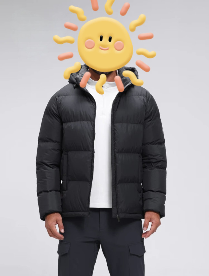 黑冰户外棉服