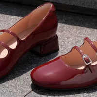 婚鞋通勤两穿｜Clarks Daiss30 Shine 红色玛丽珍实测