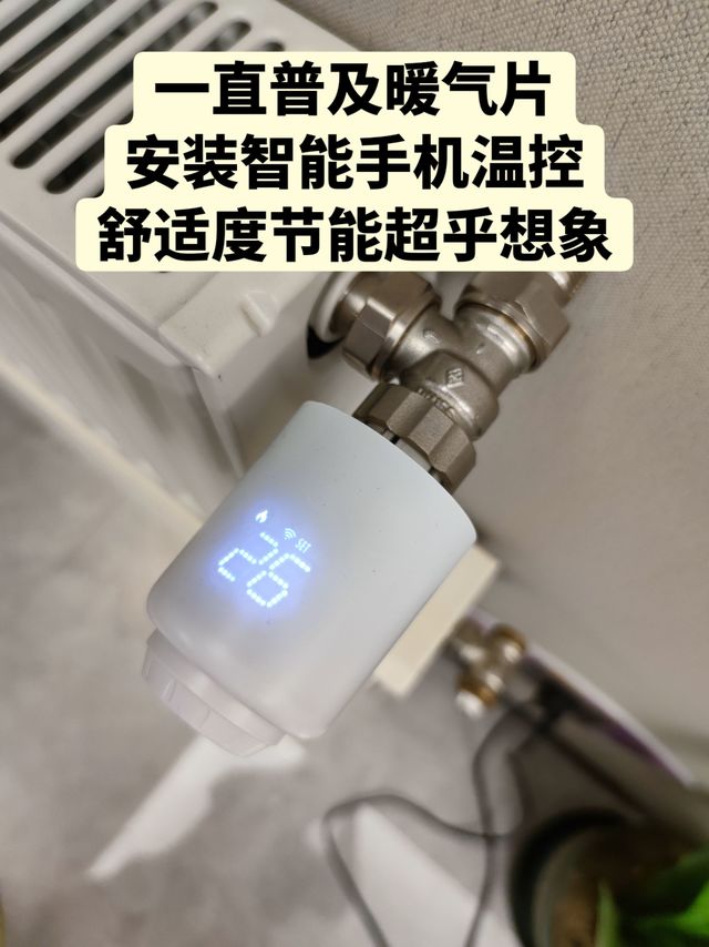 感谢邻居推荐，终于我家全屋暖气片都能手机APP远程开关啦