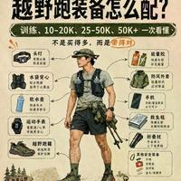 越野跑强制装备避坑指南：硬壳冲锋衣和保温毯怎么选才不被劝退？