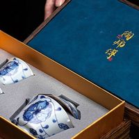 恩陶青花茶具:父亲节的贴心之选