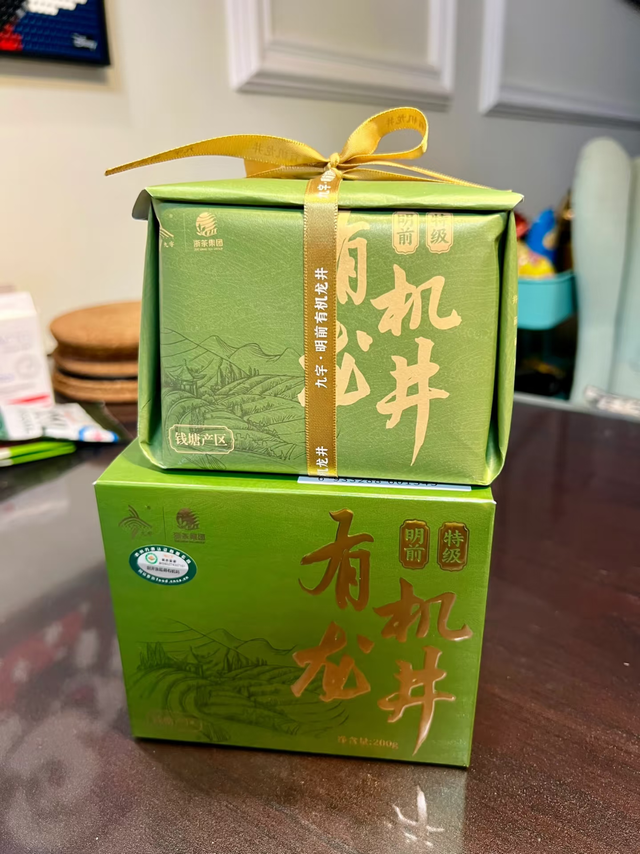 父亲节清雅茶礼｜山姆九宇明前特级有机龙井茶