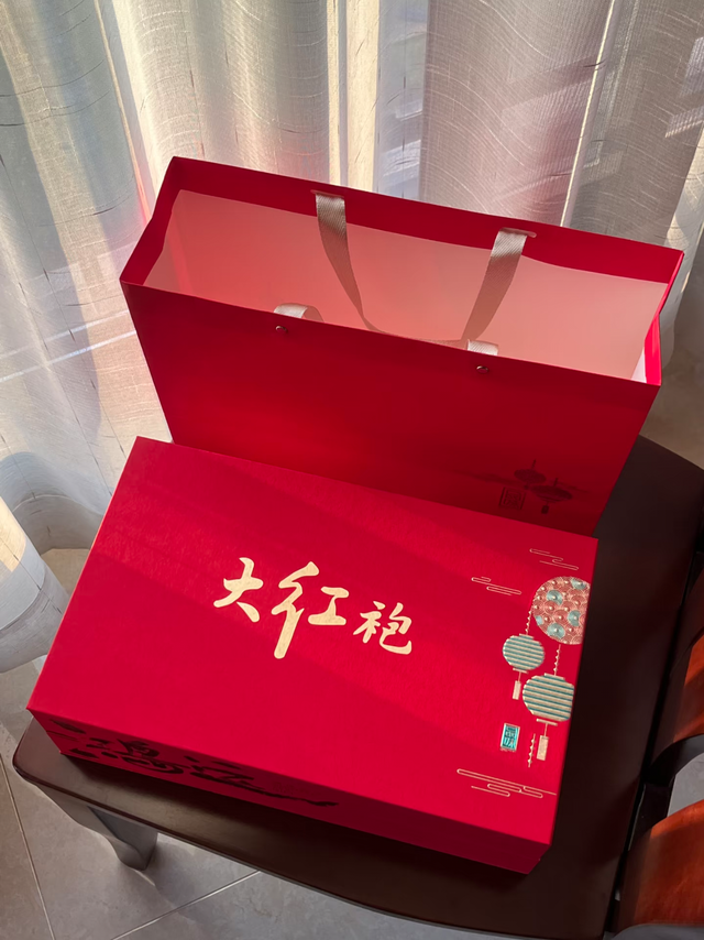 岩茶醇厚回甘✨鸿运款大红袍茶叶礼盒送礼实测