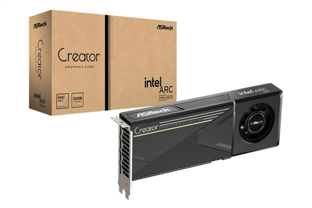 超22万日元！华擎锐炫Pro B70日本开售：配32GB GDDR6显存