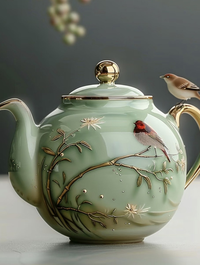 金镶玉茶具