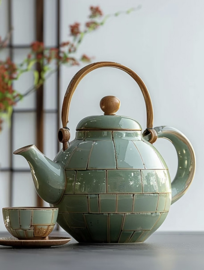 金镶玉茶具