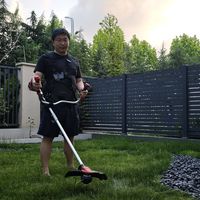 草坪疯长，急需修剪！大有20V无刷打草机（4802）开箱及首割体验