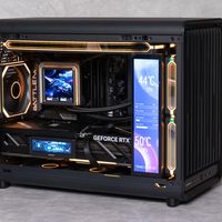 三屏九风扇！250KF Plus+七彩虹B860M超级黑刃+乔思伯D33装机测试