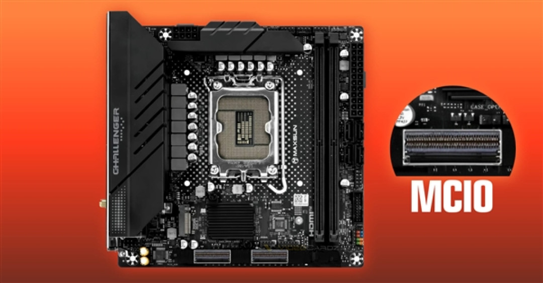 铭瑄主板居然没有PCIe x16插槽！换成了两个MCIO