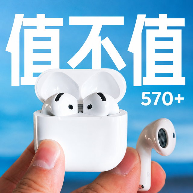 570多买AirPods 4？今年618，苹果耳机终于有点香了