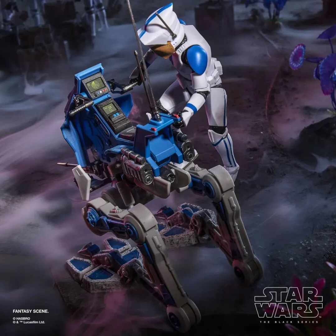 SDCC2026限定!孩之宝星战黑标ARF侦察兵&AT-RT步行机公布