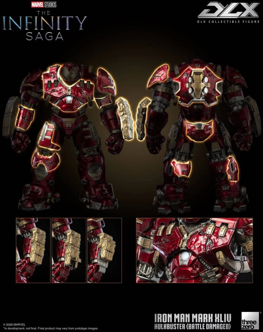 Threezero DLX 战损版反浩克 MK44 公布