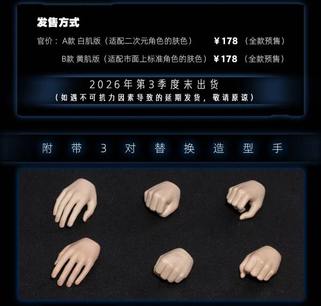 朗宙 Cosmic Creations 1/6 全齿轮关节素体公布