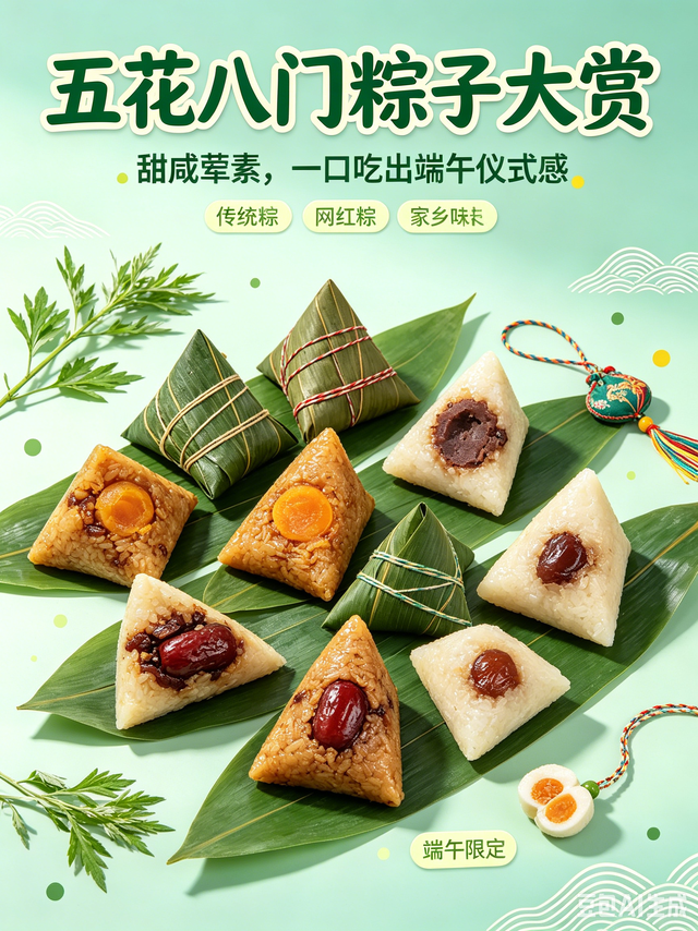 五花八门粽子大赏