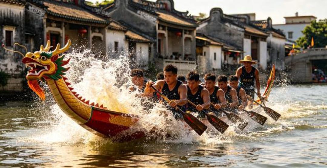 “水上F1”极限漂移！佛山叠滘龙舟观赛，看这篇保姆级攻略就够了