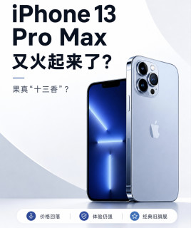 梦回神机！iPhone13 Pro Max突然爆火｜两三千档苹果真香机解析