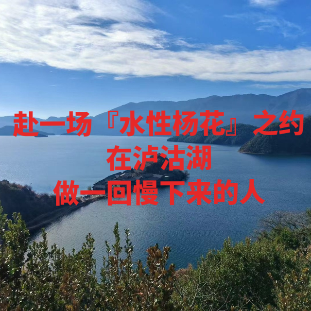 赴一场『水性杨花』之约|在泸沽湖，做一回慢下来的人