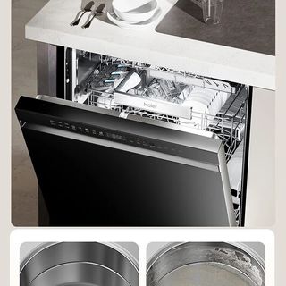 海尔麦浪W5000Plus2.0洗碗机实测：双面洗+163L大容量，真能一次搞定全家碗筷？