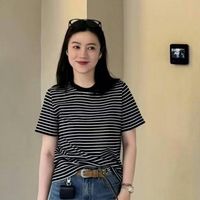 海魂衫在今年夏天又火了，不管搭配裙子，还是裤子，都时髦好看！