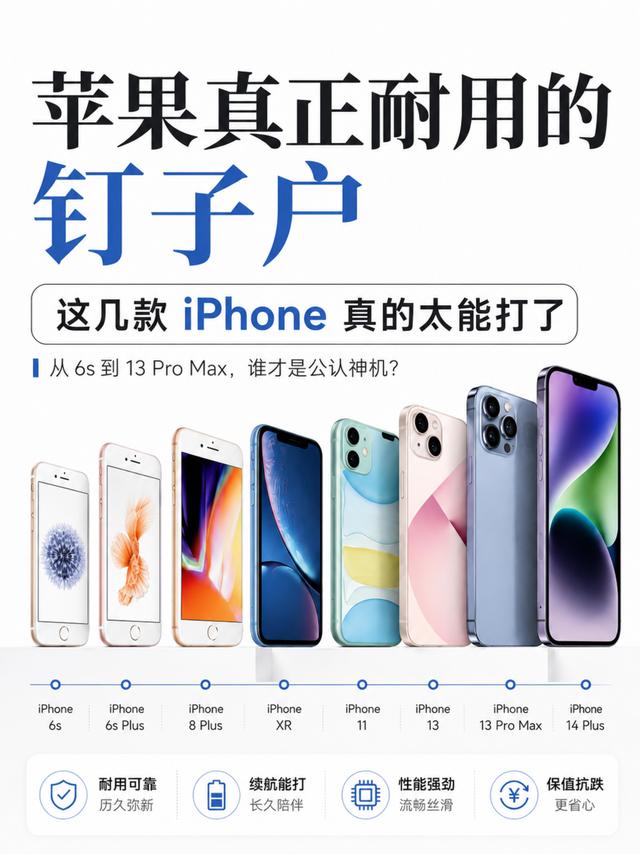 公认苹果钉子户机型盘点｜用五年都不想换的神机合集