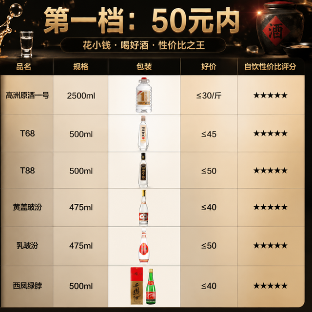 2026年收入下降，喝酒得重新算账，打工人适合拿什么当口粮酒？