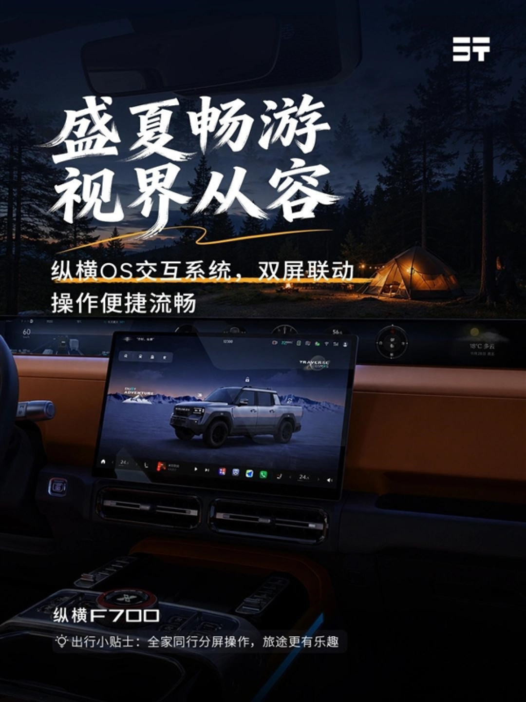 5.5米硬派皮卡配800V!奇瑞纵横F700皮卡官图发布:综合续航1300km