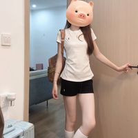夏季显瘦T天花板✨安欧兔冰皮面膜T｜液氨三防巨好穿👕