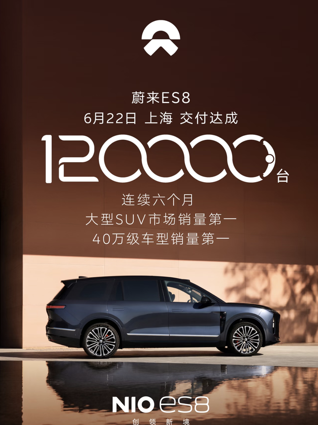 十个月狂卖12万辆后继续“乘胜追击”蔚来新五座es8值得期待么？