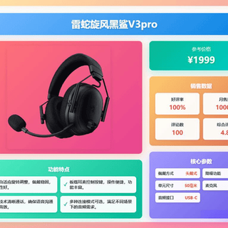 雷蛇V3 Pro vs 飓风3：无线低延迟+70h续航能否完胜有线性价比？