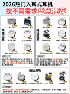 2026热门入耳式耳机按不同需求的盘点推荐