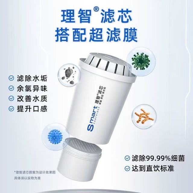 自来水秒变清甜💧！租房党/居家必入的聚蓝三代净水壶