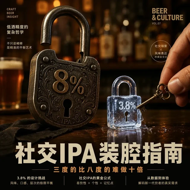 小白装腔指南：三度的社交 IPA，比八度的双倍干投难做十倍
