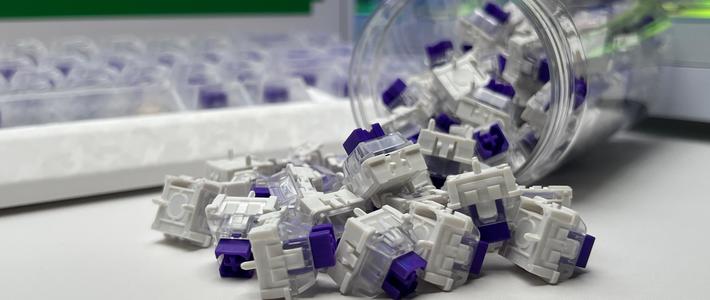 同为轻压力线性轴，KTT紫刃磁轴和小EMO V2回弹手感差多少？实测对比来了