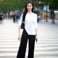 正肩T恤凭什么显瘦10斤？一篇说清版型怎么选、什么人穿最好看