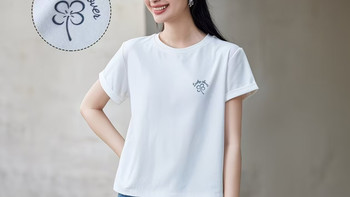 穿搭治愈好物✨一件纯棉基础T恤，承包整个夏天的清爽百搭🫧