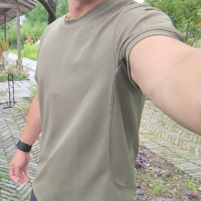 男生夏日刚需好物✨一件战术速干T，承包整夏清爽舒适🫧