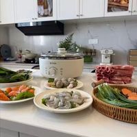 租房宿舍封神✨Ankale零涂层电煮锅｜上蒸下煮全能刚需🍲