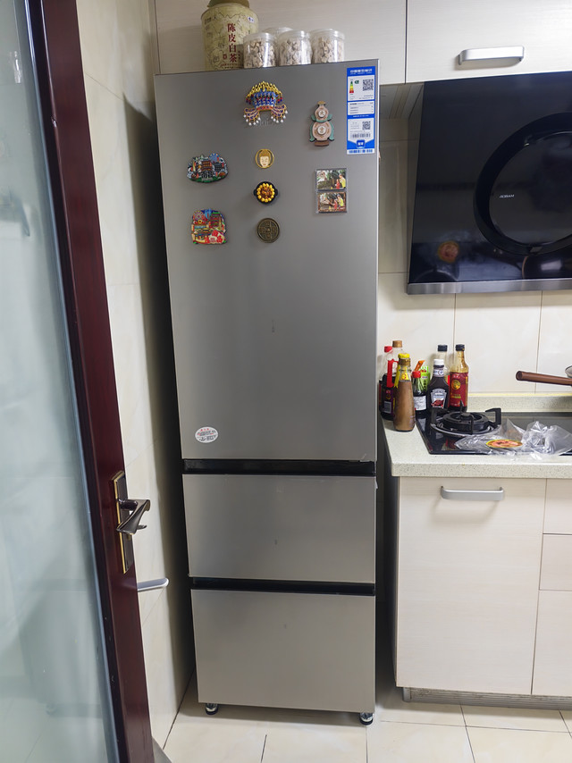 海尔310L风冷三门冰箱体验