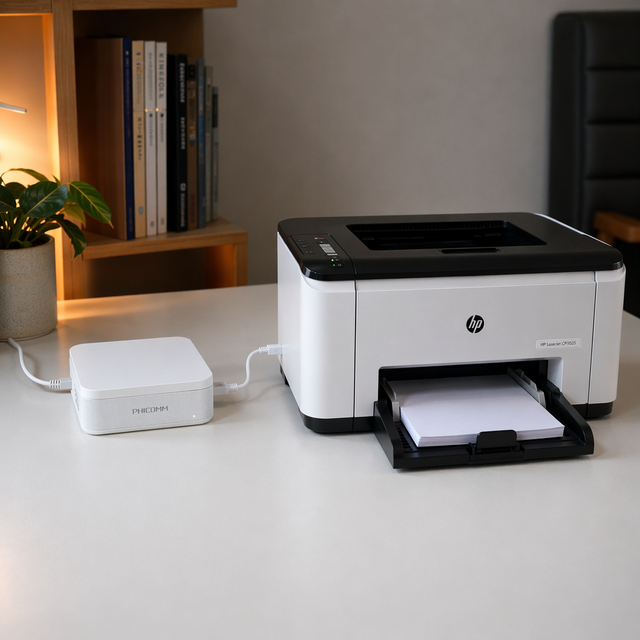 N1 盒子做打印服务器：Docker CUPS + HP CP1025 完整记录