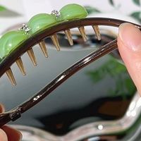 珠珠水钻扭扭夹太闪了!夏天盘发秒变千金大小姐