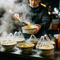 路边摊烤冷面不敢吃了！在家做干净卫生还省钱，孩子吃着放心