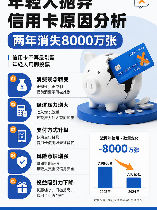 两年消失8000万张！年轻人为什么纷纷抛弃信用卡？