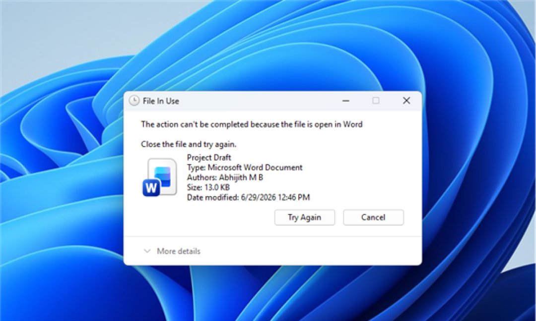 Win11被占用文件终于能删了!微软官方揭秘原因和修复方案